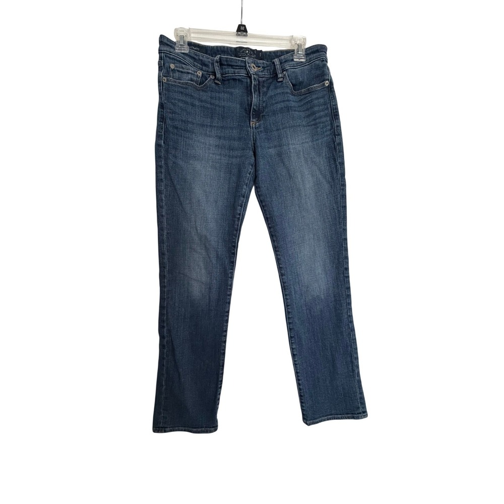 Lucky Brand Sweet Straight Jeans Womens 6/28 Blue Denim Medium Wash 7WP1429 - Picture 2 of 14